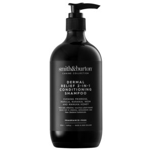 shampoing pour chien traitant apaisant